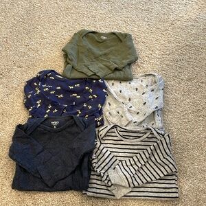 Carters set of 5 onesies.